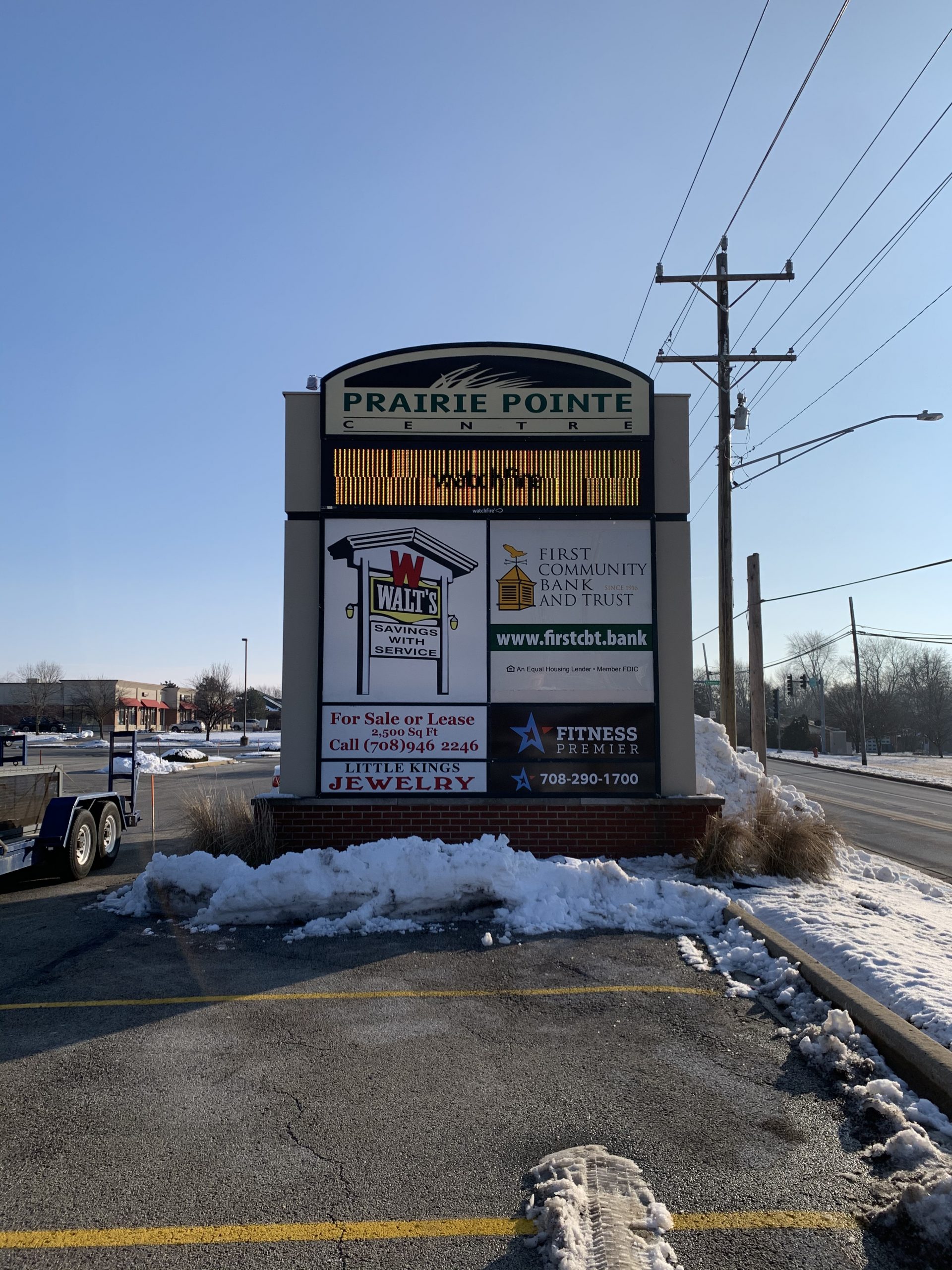 Commercial Sign Installation in Joliet.